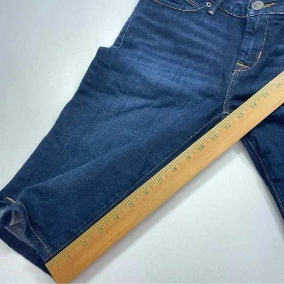 Hudson Veceroy Knee short Womens Size 26 blue 1787 - Picture 3 of 11